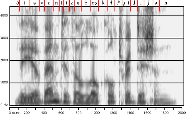 labelled spectrogram