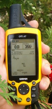 GPS of cabin area