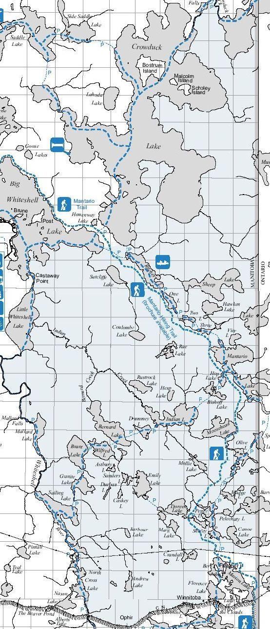 Mantario Wilderness Zone Extent