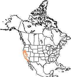 Range of the 
	broad-footed mole