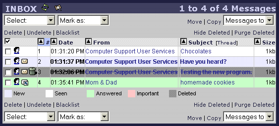 Messages