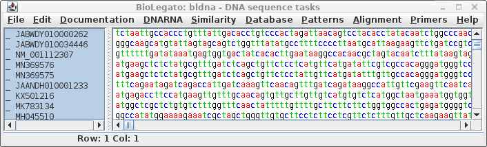 bldna
        with all sequences selected