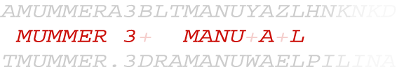 MUMmer 3 manual logo