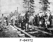 Taku Tram, Taku, B.C. (B.C. Archives)