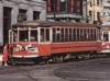 BC Electric Railway [Vancouver] streetcars, Hastings and Main (1953 postcard/flickr)