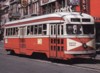 BC Electric Railway [Vancouver] PCC at Hastings and Cambie (1955 postcard/flickr)