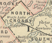 North Crosby Township 1891 (click here for 1891 map of eastern Ontario [634K])