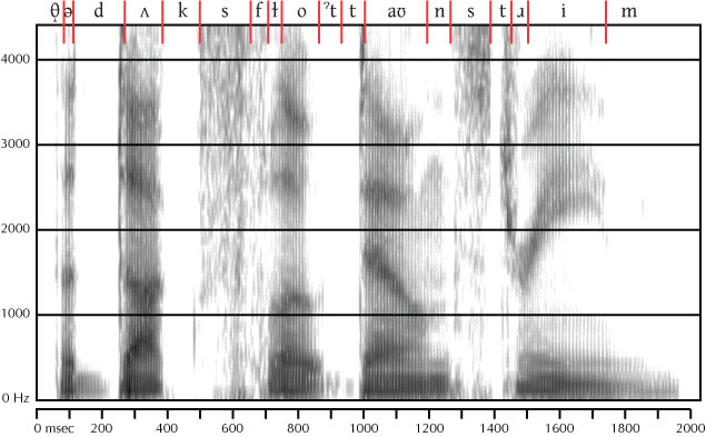 labeled spectrogram