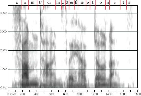 labeled spectrogram