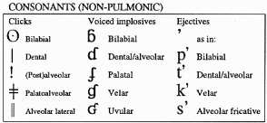 IPA chart: nonpulmonics