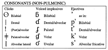 Articulatory Phonetics Chart