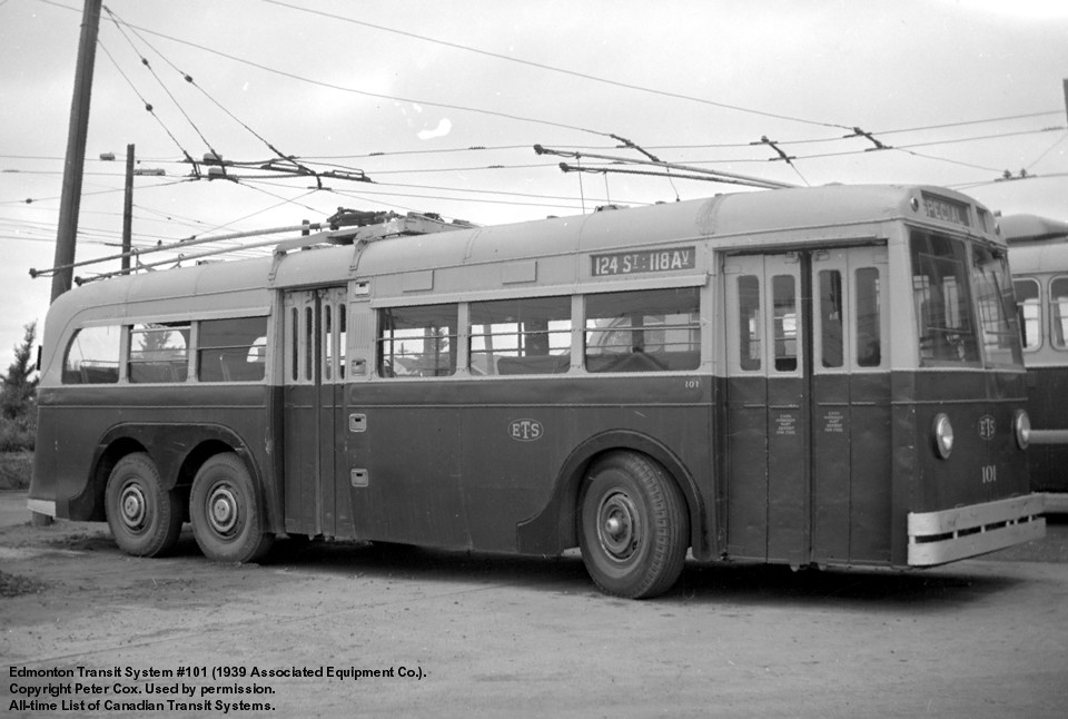 Transit History of Edmonton, Alberta