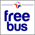 Downtown Free Bus [Parksville] logo