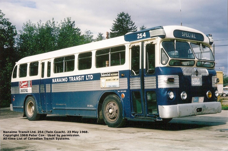 Nanaimo Regional Transit System (01 April 1972 - present) After 01 April 19...