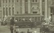 Moose Jaw streetcar corner of High and Main (postcard)